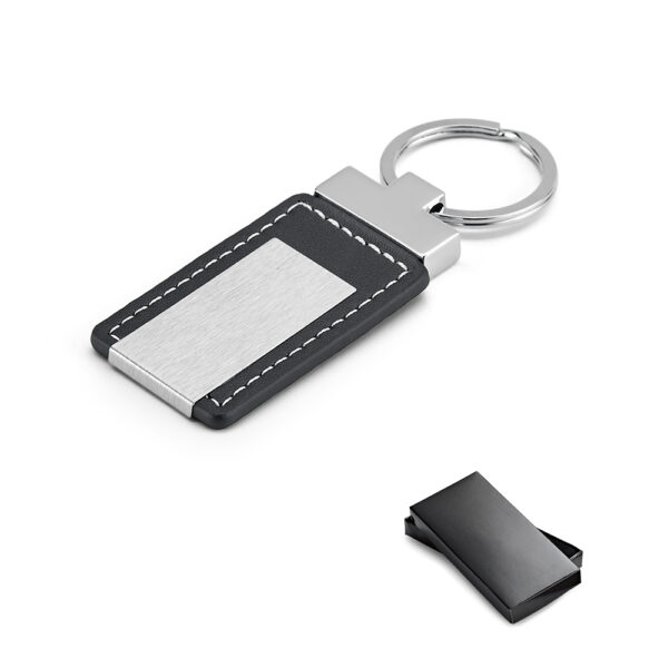 CHAVEIRO EM COURO SINTÉTICO COM METAL KS 93156