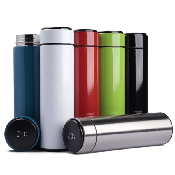GARRAFA INOX 500 ML COM DYSPLAY LED KA  6700