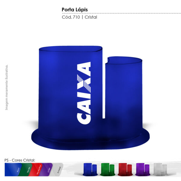 PORTA LÁPIS DUO CRISTAL