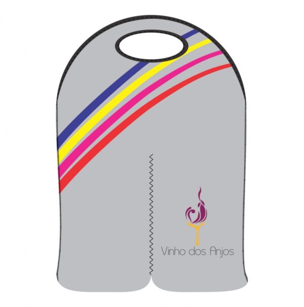 PORTA VINHO DUPLO EM NEOPRENE
