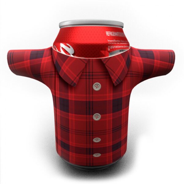 PORTA LATAS CAMISA EM NEOPRENE