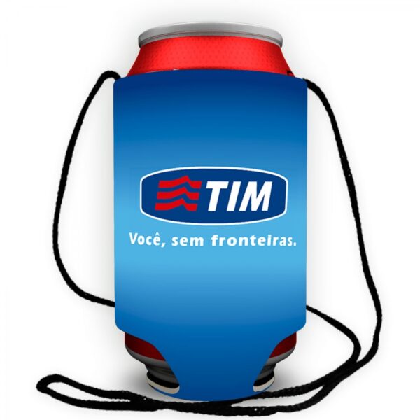 PORTA LATAS EM NEOPRENE COM CORDÃO