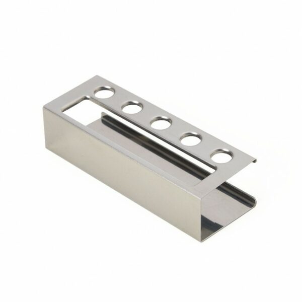 PORTA CARTÃO INOX COM SUPORTE PARA CANETAS KX 14599