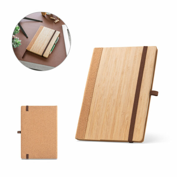 CADERNO A5 EM FOLHA DE BAMBU KS 93281